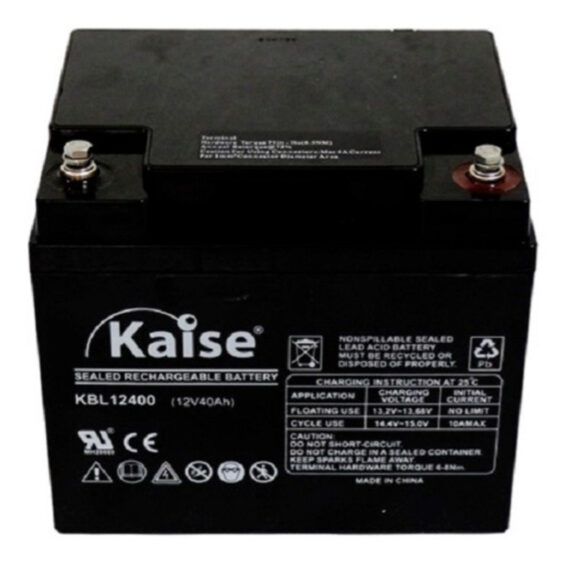 BATERIA CICLO PROFUNDO AGM KAISE 12V40AH