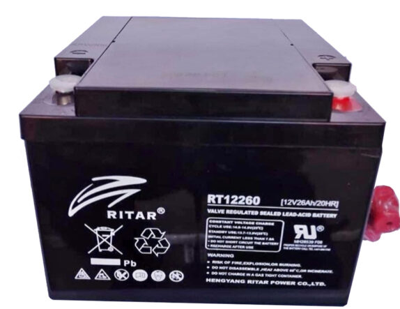 BATERIA CICLO PROFUNDO AGM RITAR 12V26AH