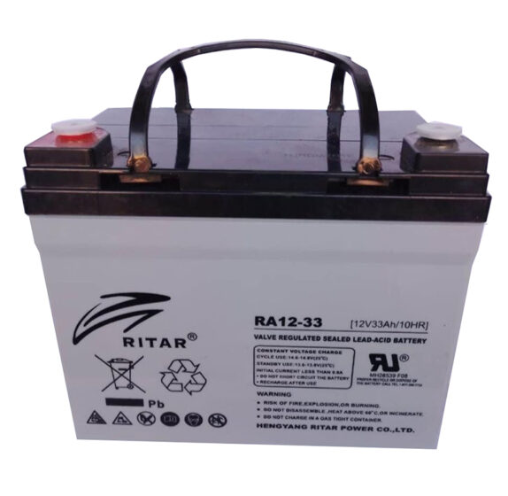 BATERIA CICLO PROFUNDO AGM RITAR 12V33AH