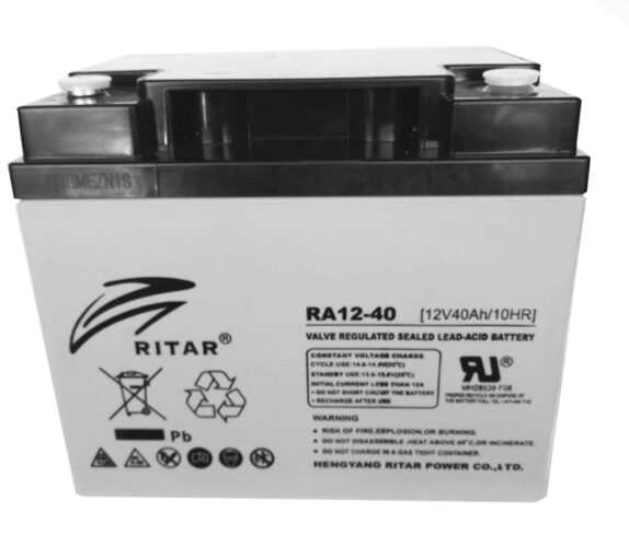 BATERIA CICLO PROFUNDO AGM RITAR 12V40AH