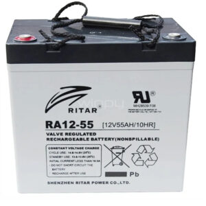 BATERIA CICLO PROFUNDO AGM RITAR 12V55AH