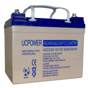 BATERIA CICLO PROFUNDO AGM UCC POWER 12V33AH