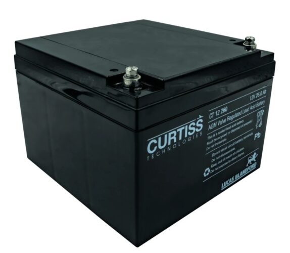BATERIA PARA SILLA DE RUEDAS ELECTRICA CURTISS 12V26AH