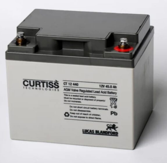 BATERIA PARA SILLA DE RUEDAS ELECTRICA CURTISS 12V45AH