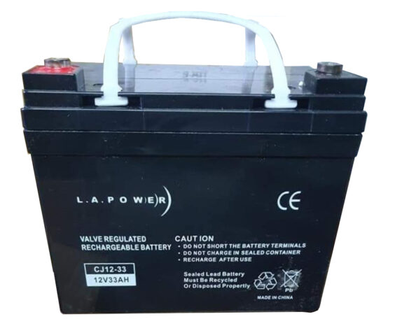 BATERIA PARA SILLA DE RUEDAS ELECTRICA L.A POWER 12V33AH