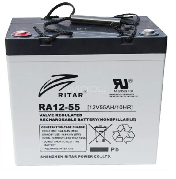 BATERIA PARA SILLA DE RUEDAS ELECTRICA RITAR 12V55AH